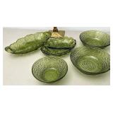 Green glass lot