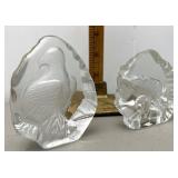 Glass Wildlife paperweights