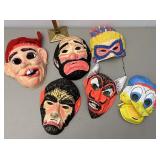 Vintage Halloween masks