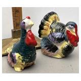 Turkey salt and pepper shakers