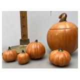 Handpainted Ceramic pumpkins