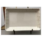 Longaberger pottery flower pot tray