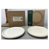 Longaberger pottery candle coasters