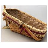 Longaberger large vegetable basket with liner and
