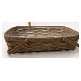 Vintage Longaberger gathering basket with