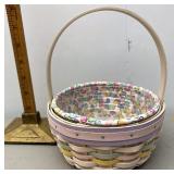 Longaberger Easter basket with liner and