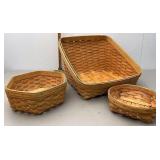 Longaberger seconds basket lot