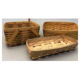 Longaberger seconds baskets including cake and
