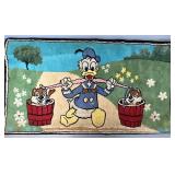 Vintage Donald duck in the chipmunks rug