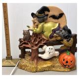 Handpainted ceramic witch