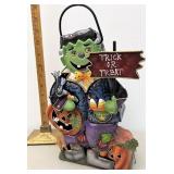 Metal Frankenstein Halloween Decour
