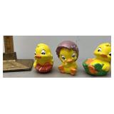 Handpainted ceramic chicks