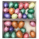 Handpainted ceramic miniature eggs