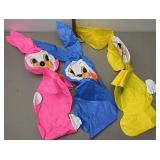 Vintage inflatable Easter bunnies