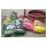 Easter basket and lots of grass