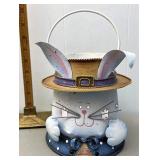 Metal Easter bunny