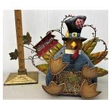 Metal Thanksgiving turkey
