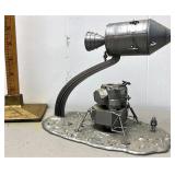 Vintage built lunar lander and orbiter model