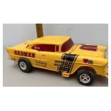 Vintage built 56 Chevy model hot rod