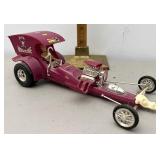 Vintage built bad medicine model dragster