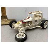 Vintage built sprint car model