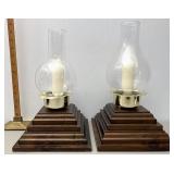Pair of Candle lamps