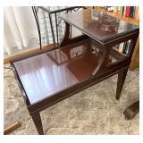 Two chair and table