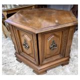 Octagon end table
