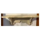 Wood wall shelf