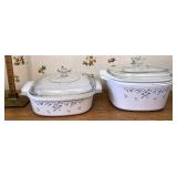 Corningware covered casseroles