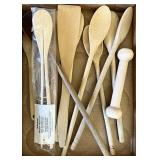 Wooden kitchen utensils