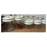 Tupperware canister set