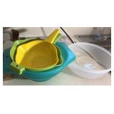 Tupperware strainers and more