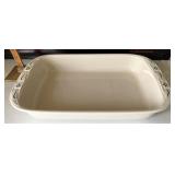 Longaberger pottery baking dish