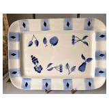 Hartstone pottery blueberry platter