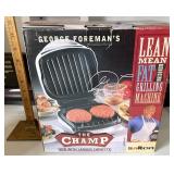 Lightly used George foreman grill