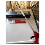Squeegee scraper and grabber