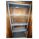 Five tier metal shelf