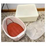 Tupperware ham & other container