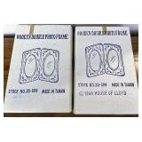 Wooden photo frames