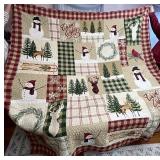 King size Saint Nicholas square winter quilt