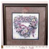 Heart wreath wall  Decour