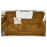 Brown sofa bed