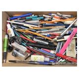 Miscellaneous ink pens and pencils and more
