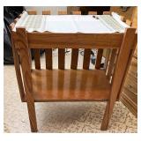 Wooden plant stand
