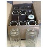 12- pint canning jars