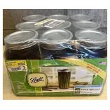 9- 1 1/2 pint canning jars never opened