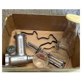 Miscellaneous box to include small meat grinder