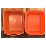 Orange tubs
