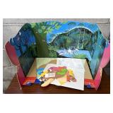 Puppet theater display